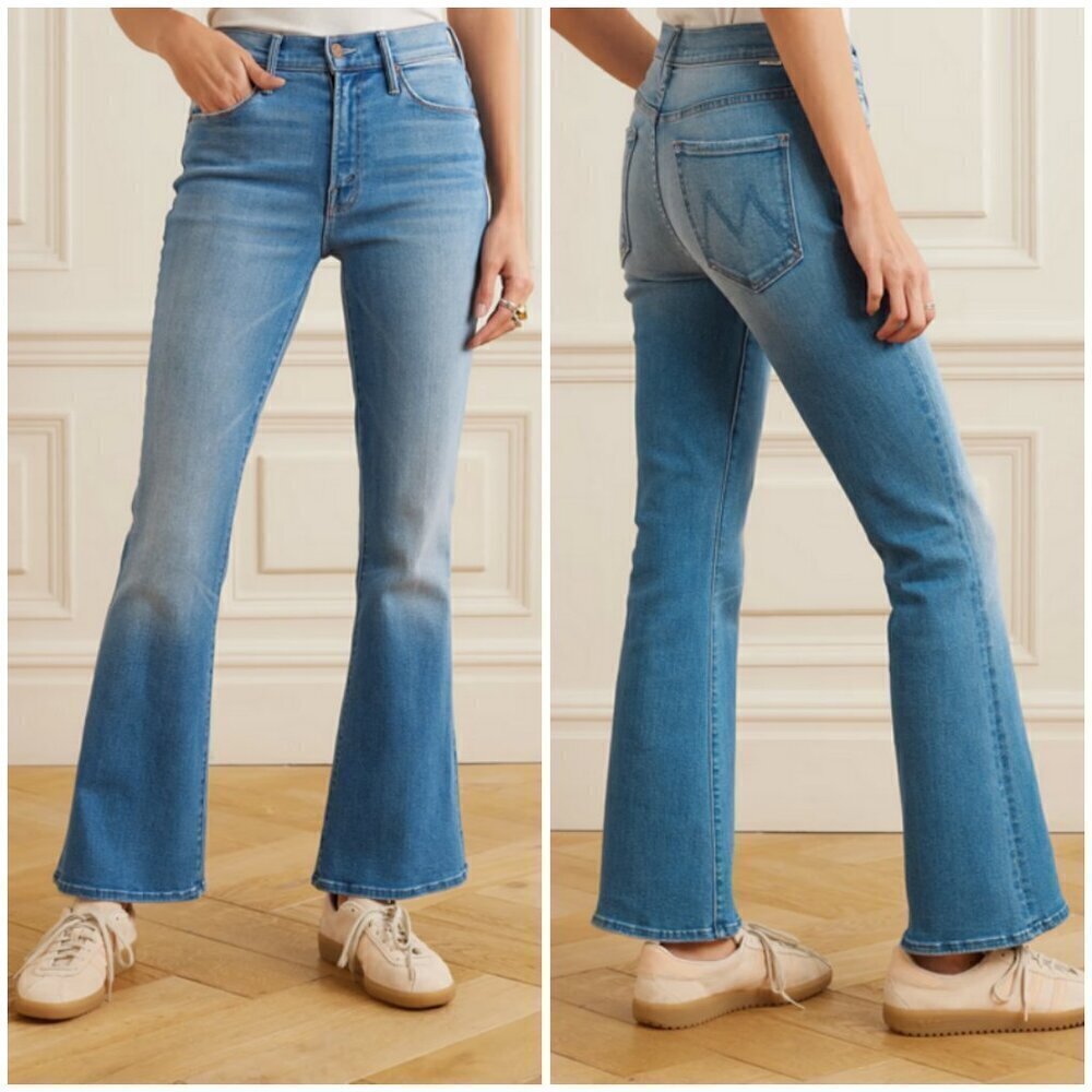 💕MOTHER💕 The Weekender Mid-Rise Flare Jeans ~ Layover 26 NWT - Picture 6 of 17
